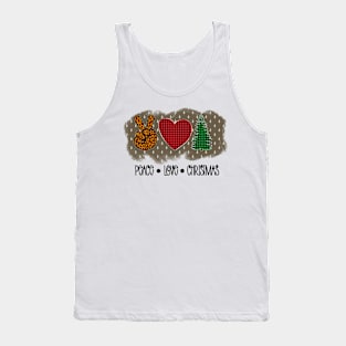 Peace Love Christmas Tank Top